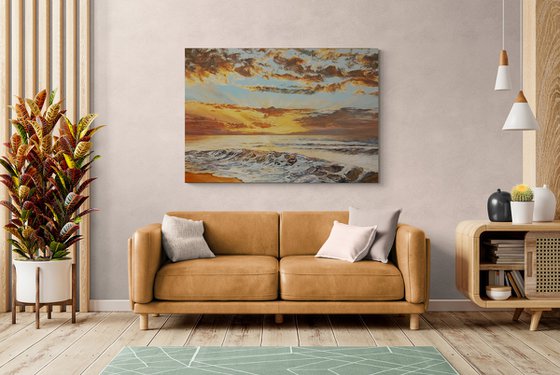 THE MAGIC OF AN OCEAN SUNSET