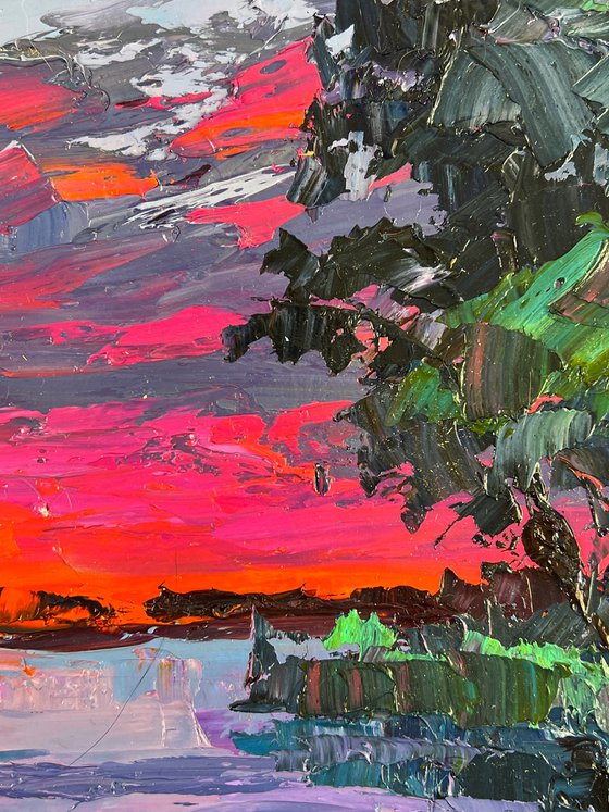 Evening Over the River