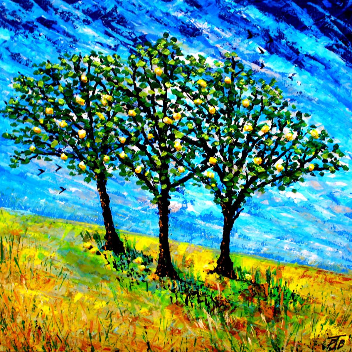  Springtime In Andalusia Iv By Paul J Best, 30 X 30, Artwork For Sale On Artfinder