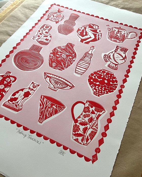 Pottery Treasures (pink)