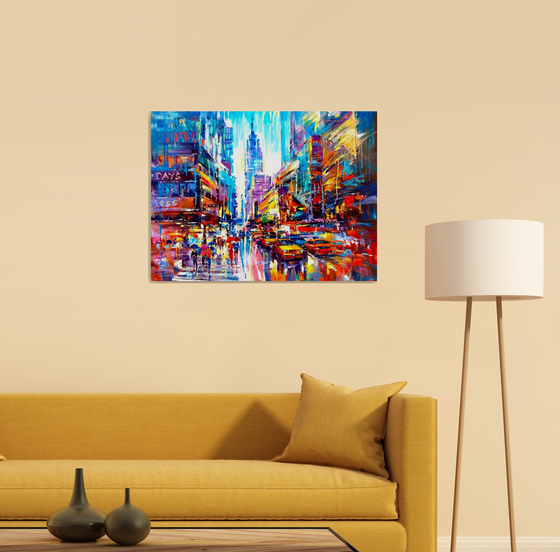 Abstract cityscape (New York)