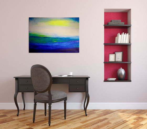 Large Abstract painting Seascape