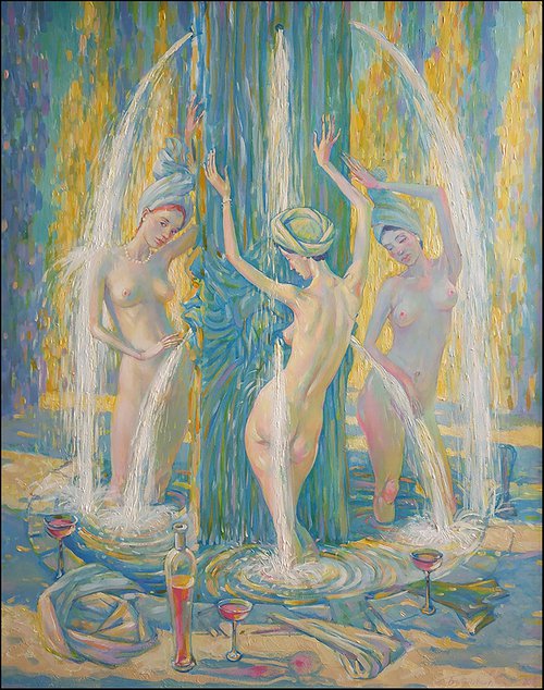In the fountain by Nicolay Vydcovsky