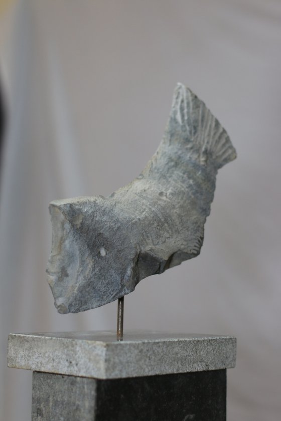 Fish Stone Sculpture