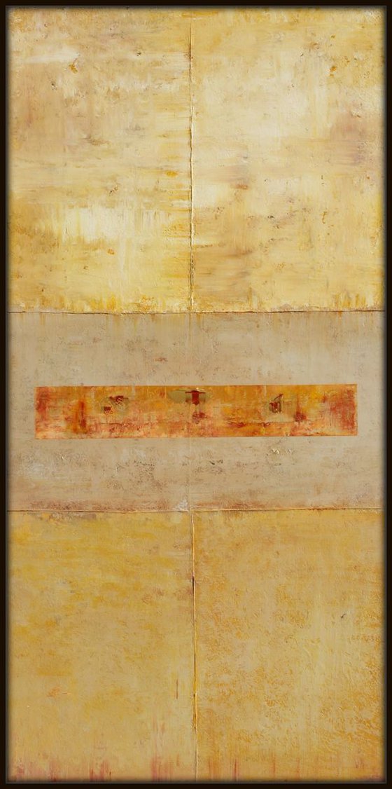 Abstract Concept Gold Red Ochre I