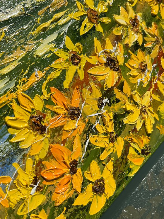 Provence Sunflowers Painting