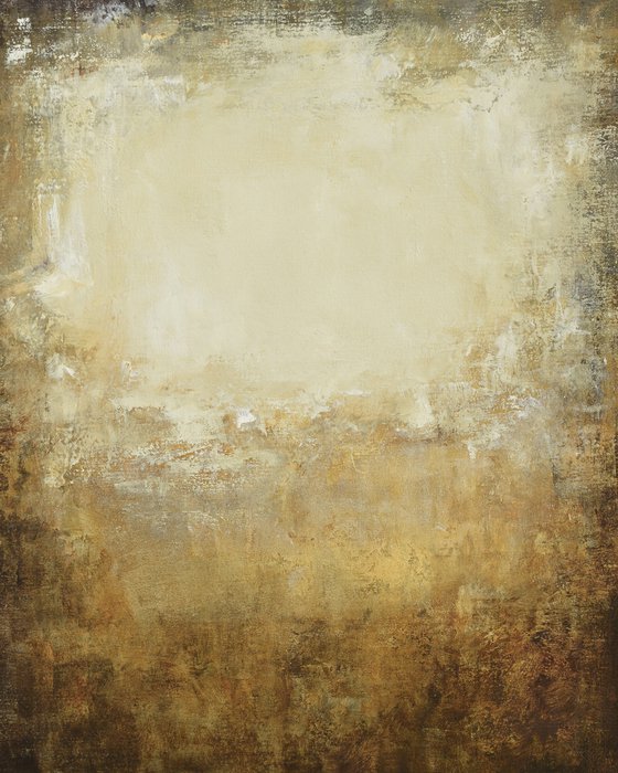Gold Earth 210304, minimalist abstract earth tones