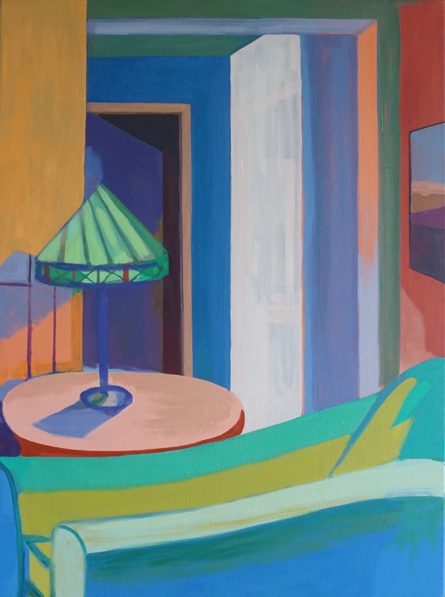 Corner Of A Room By Patty Rodgers, 30 X 40, Artwork For Sale On Artfinder