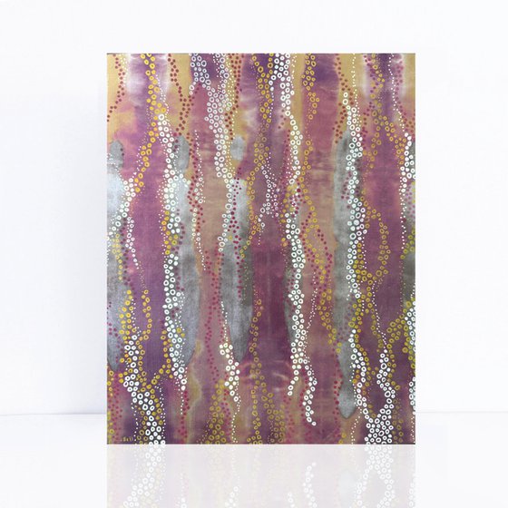 Shibori Shimmer – Plum
