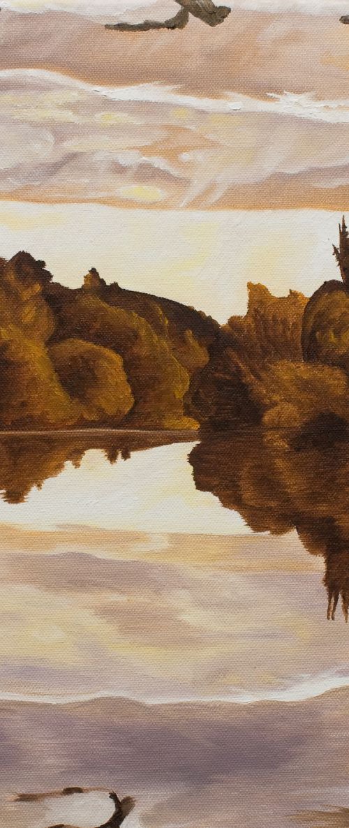 Mirror lake by Pauline Sharp