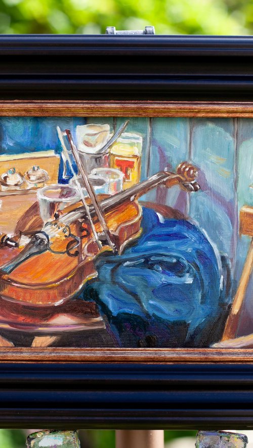 Tuning The Fiddle by Liudmila Pisliakova