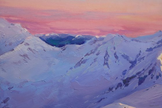 Winter day near the Matterhorn