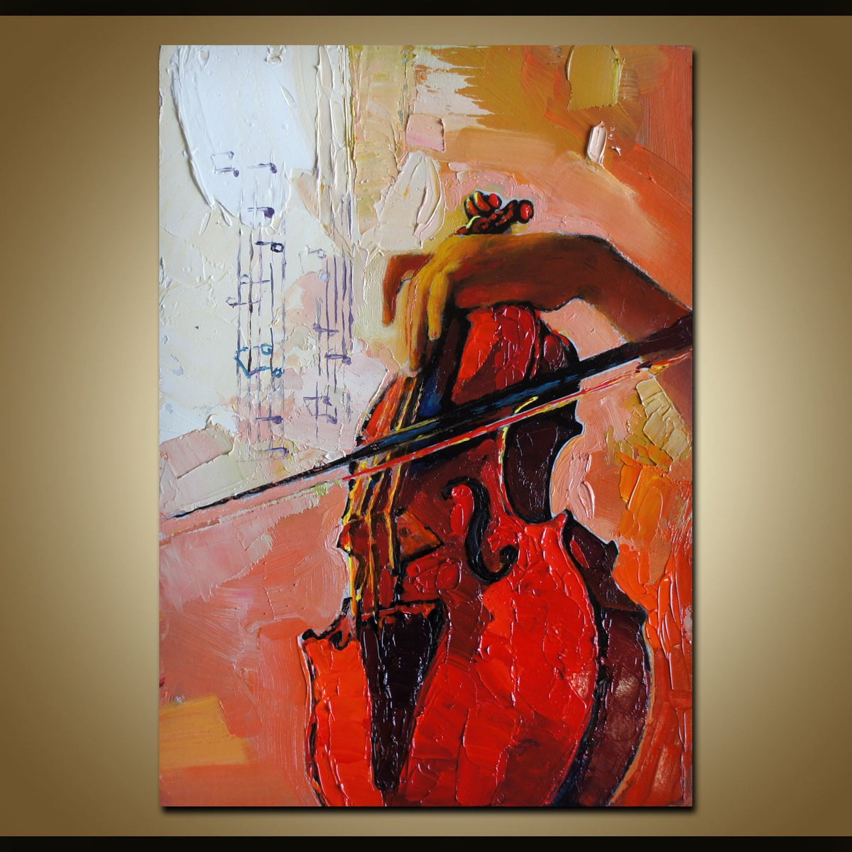 Expressive Still Life Oil Painting By Stanislav Lazarov, 8 X 12", Colorful Symphony, Original Artwork