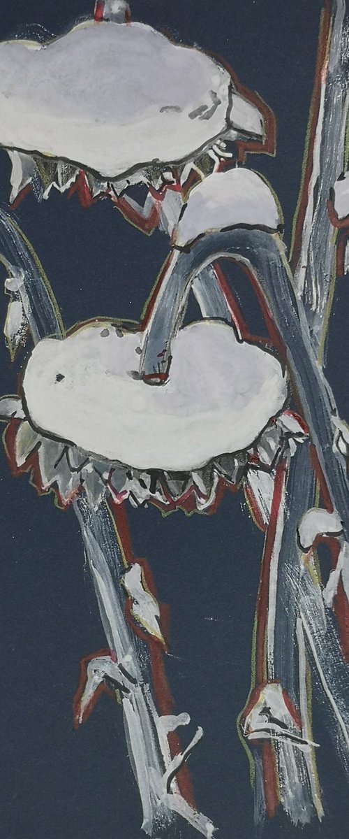 Winter. Sunflowers.№2 by Elena Sanina