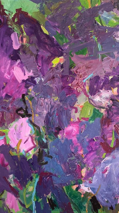 Lilac abstract. by Lilia Orlova-Holmes