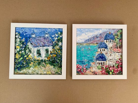 Scotland and Santorini