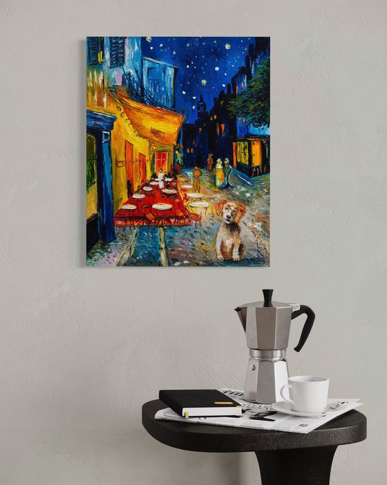Who Let a Dog in the Painting?