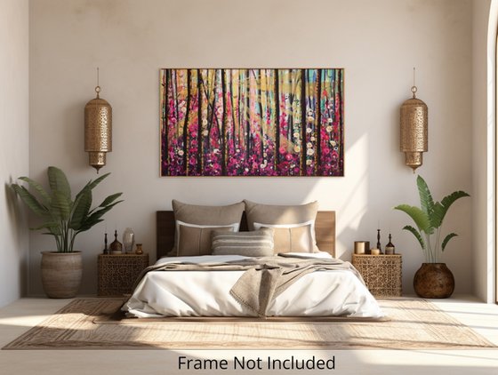 Enchanted - Large painting (Diptych)