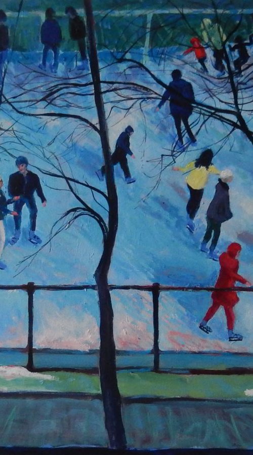 Thirty Four Edinburgh Skaters by Stephen Howard Harrison