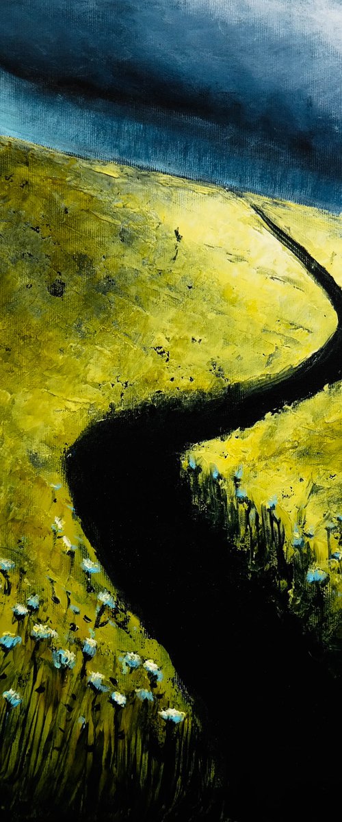 Blue's -  Fields and Colors Series by Danijela Dan