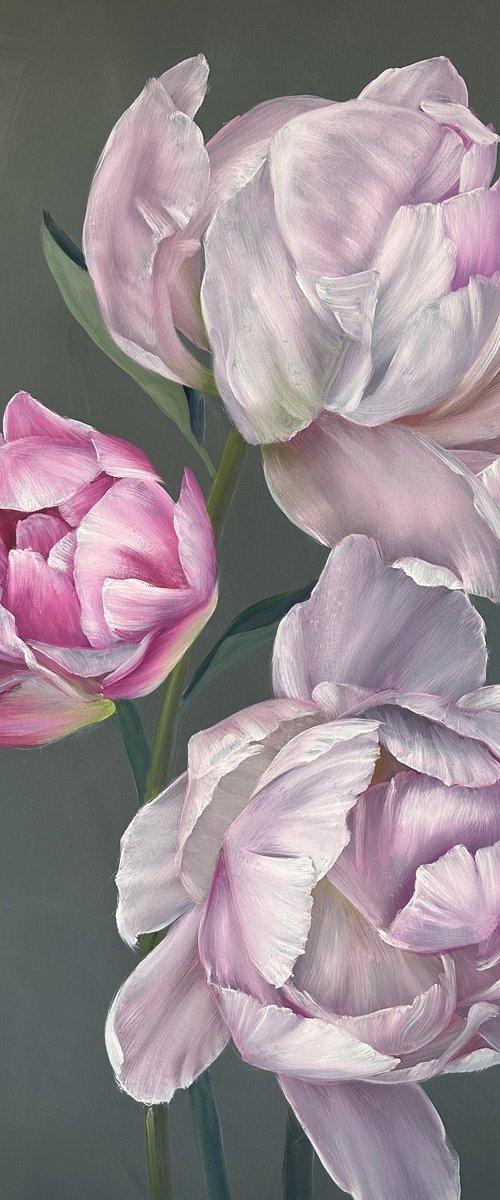 The tenderness of peonies by Alexandra Ozerova