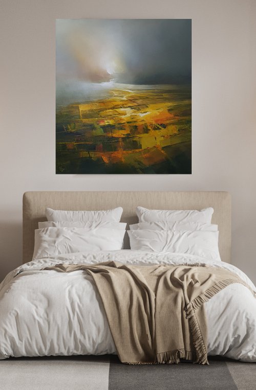 " Agartha - Above the Golden Fields - 3 " by Ivan  Grozdanovski