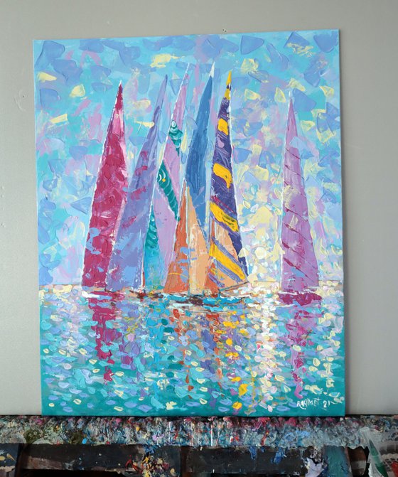 Colored Sails.