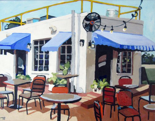 Blue Cafe by Melinda Patrick
