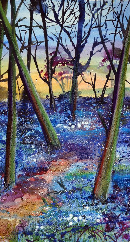 Hertfordshire Bluebells by Julia  Rigby