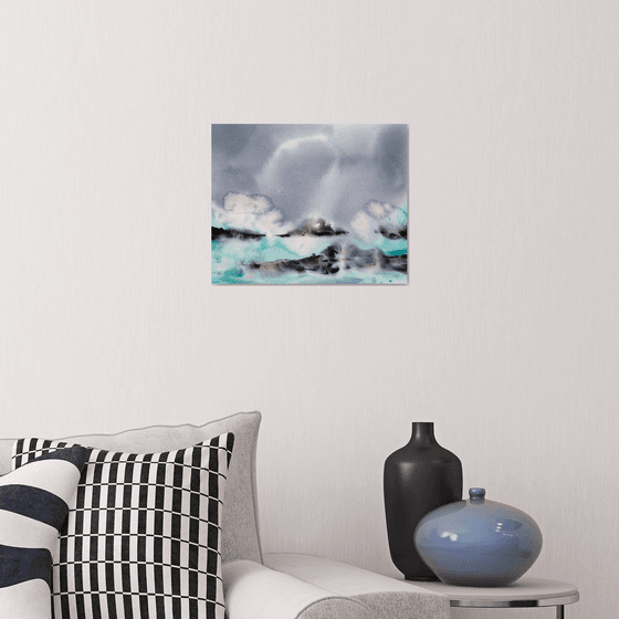 Abstract  Seascape painting