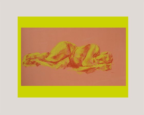 Sleeping Neon II - Male Nude