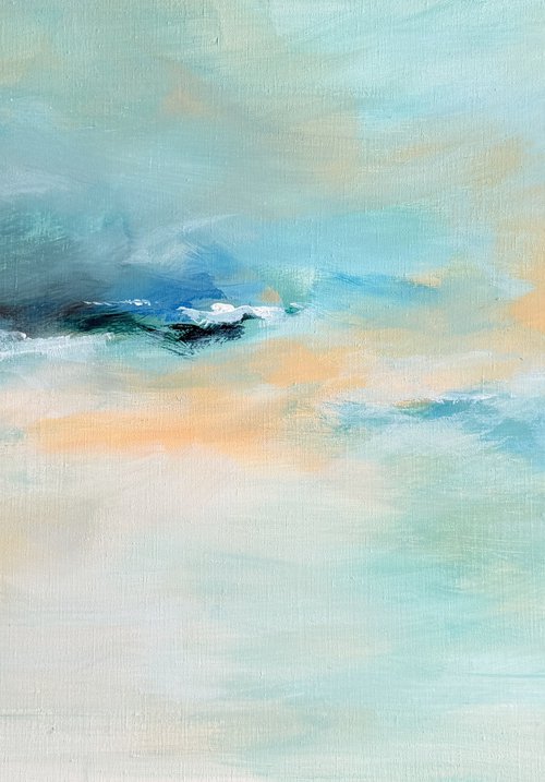 White clouds by Jane Ti