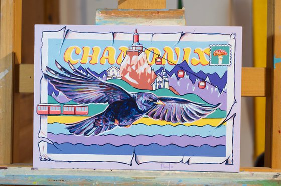 Chamonix Postcard