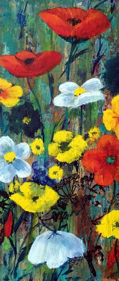 PLETHORA OF FLOWERS by BARBARA  HARLOW