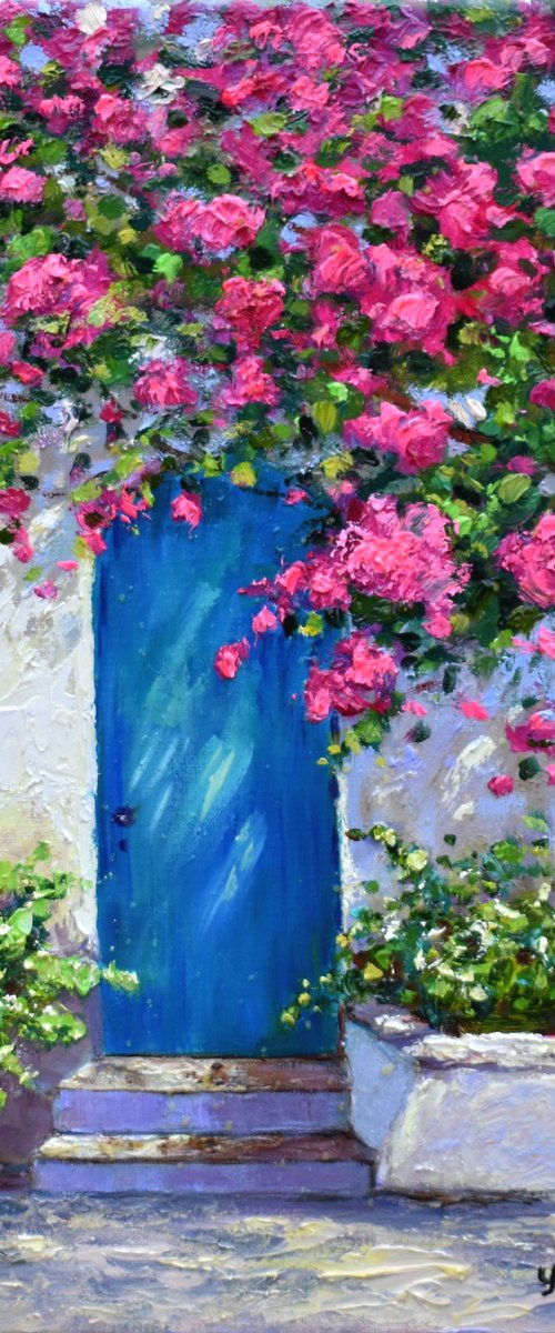 Turquoise Door by Yulia Nikonova
