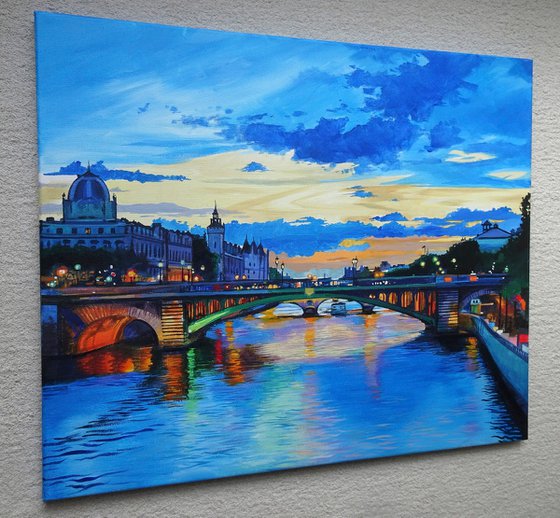 Paris Sunset On The River Seine 2023
