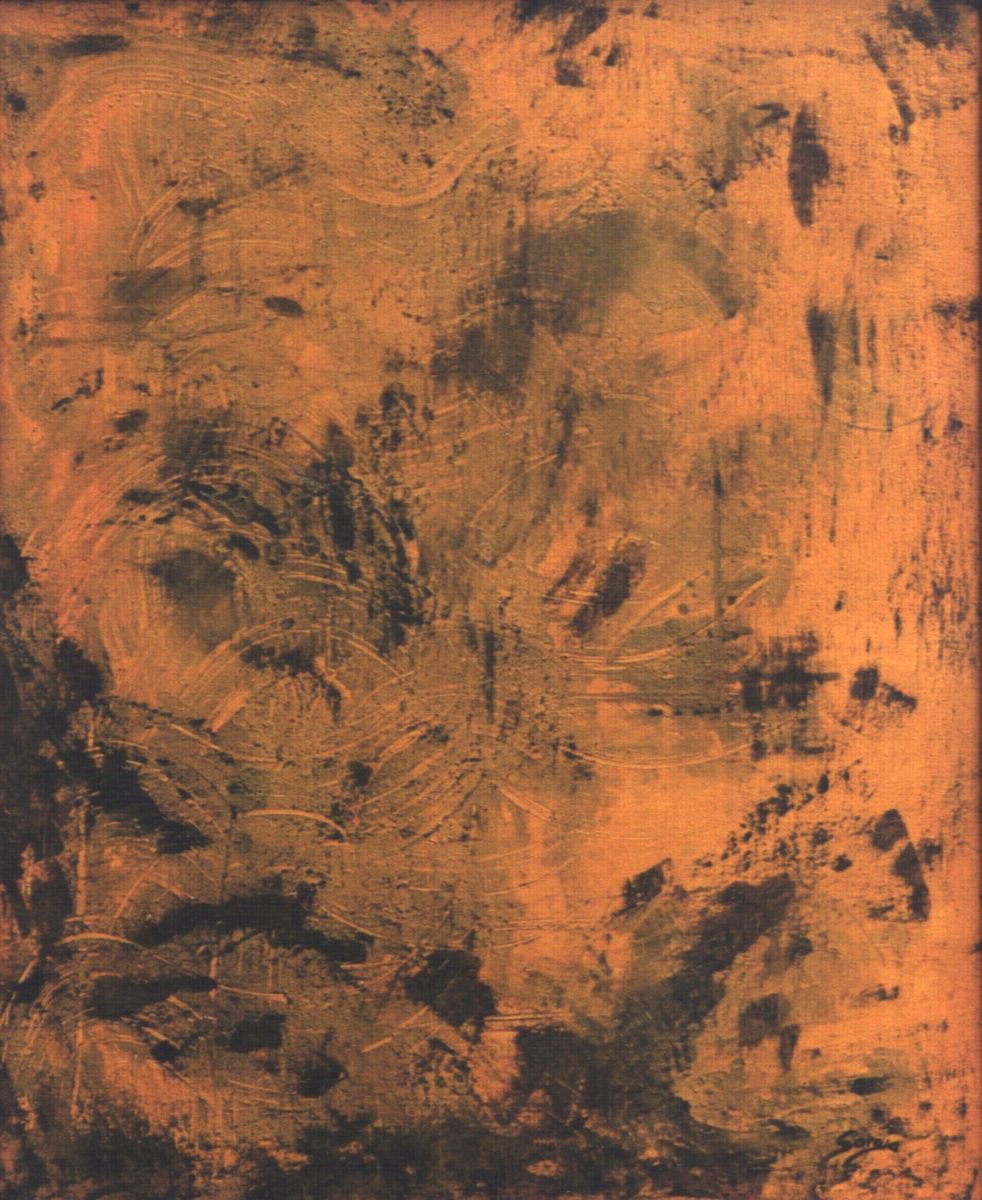 Orange, tea III (ref#:200-12F) by Saroja La Colorista