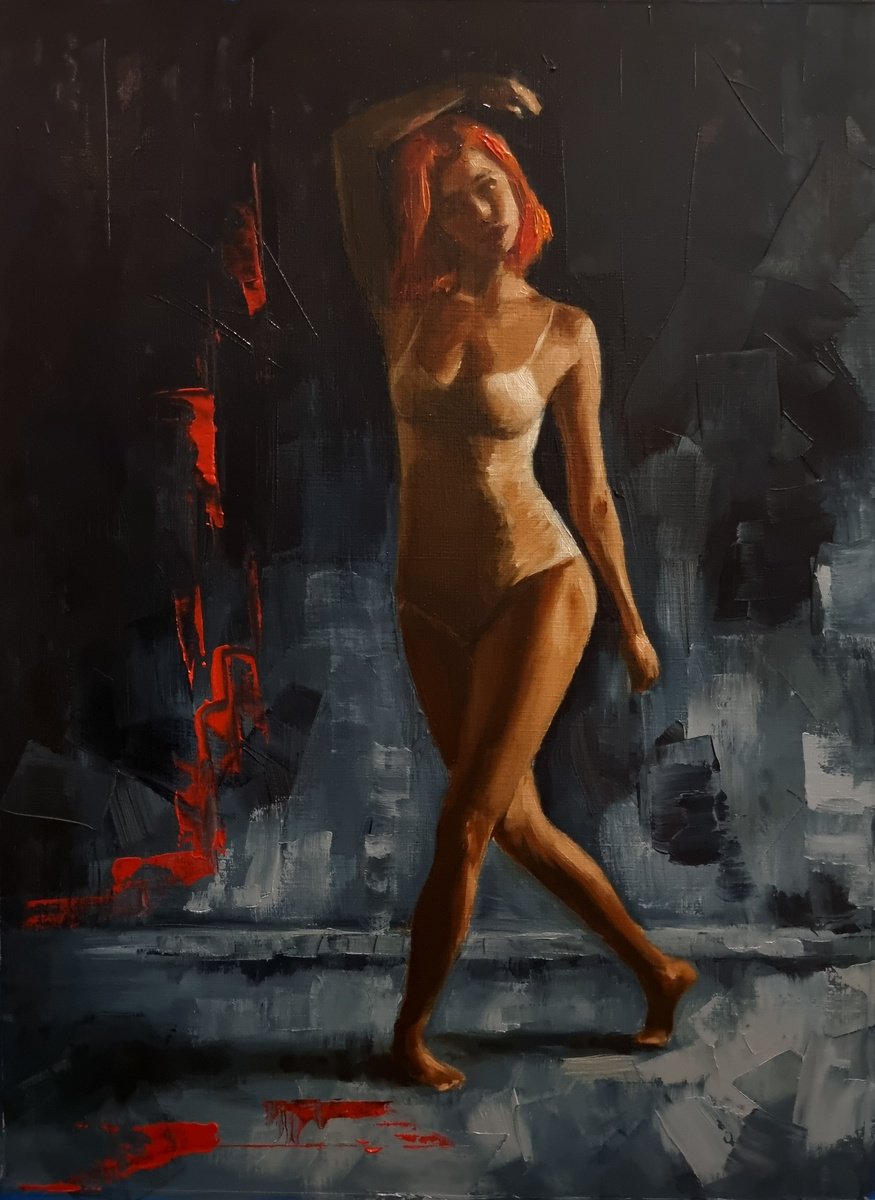 Figure study 0623-02 in oil by Artmoods TP