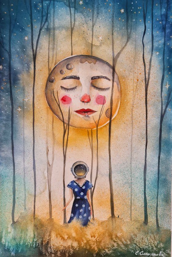 When the Moon Closed Her Eyes