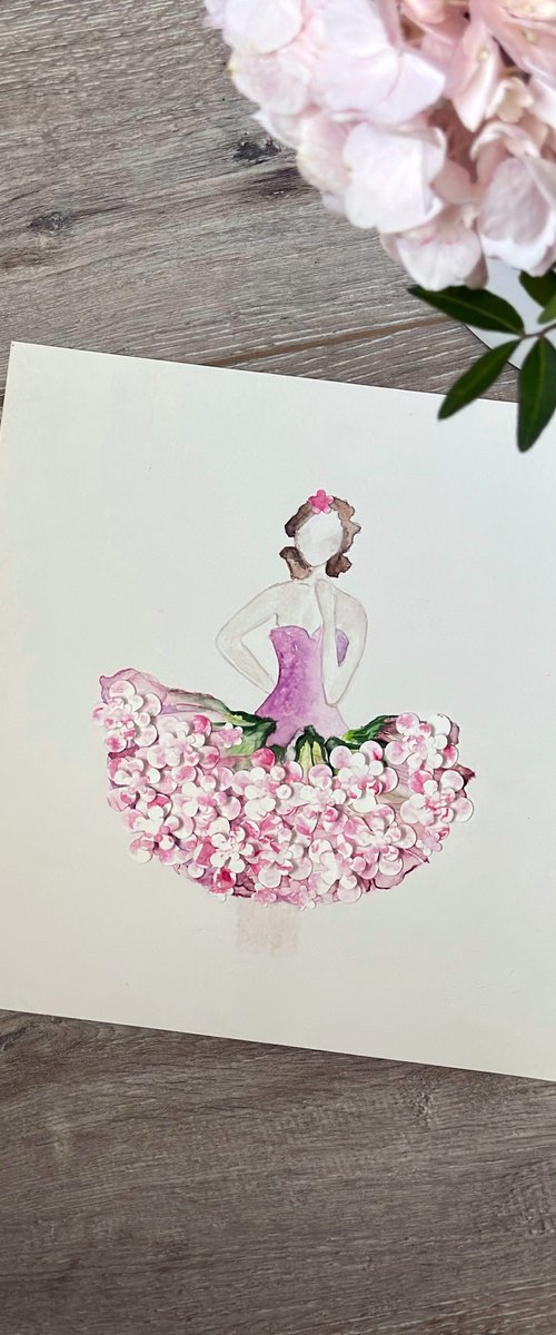 Spring girl by Luba Ostroushko