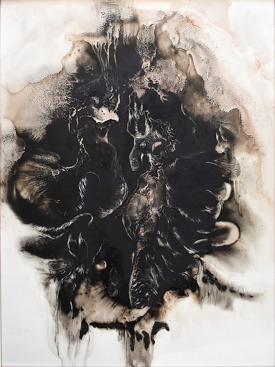 Expressive Painting , Animali Fantastici By Milena Nicosia, 15 X 19, Artwork For Sale On Artfinder