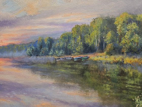 Evening by the Lake
