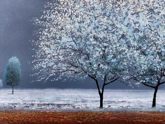 2 Trees in Quiet Stillness