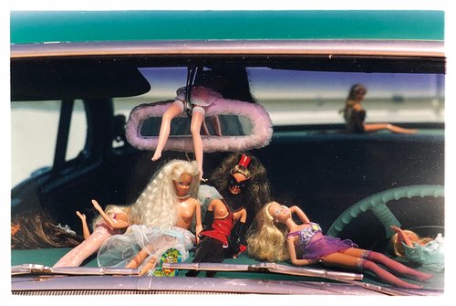 Oldsmobile & Sinful Barbie's, Las Vegas, Nevada by Richard Heeps