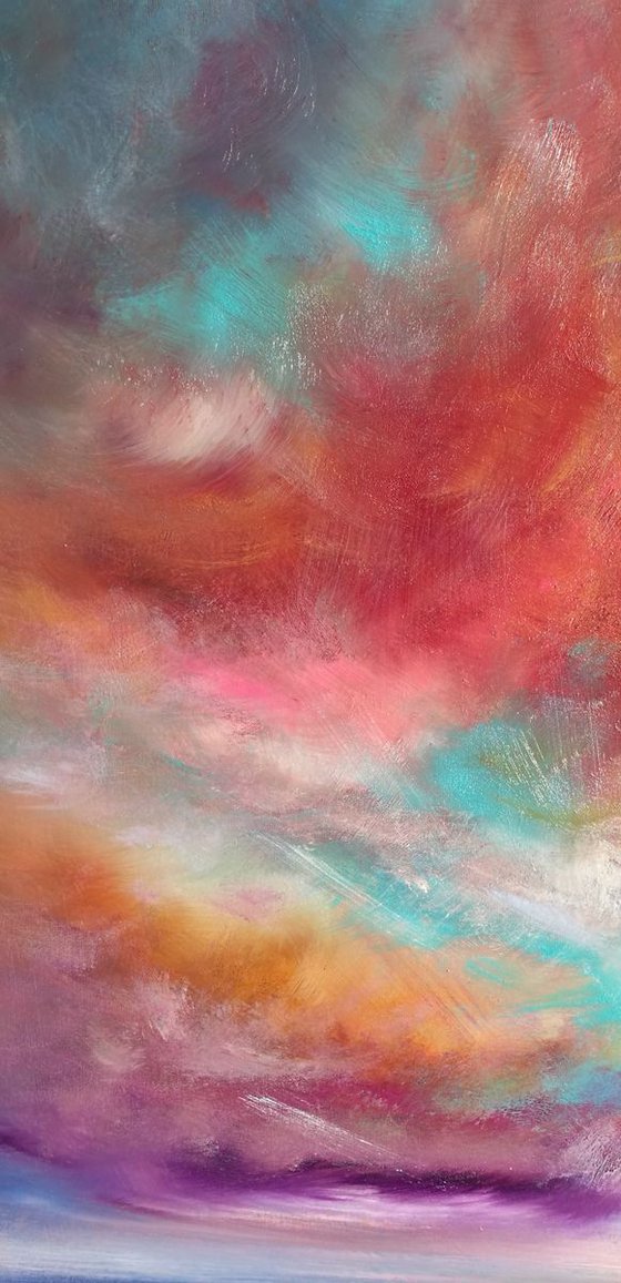 Festival of Colour WOW, SUMPTUOUS SEASCAPE, BESTSELLER - Modern Art Office Decor Home