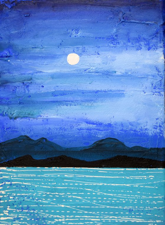 Blue Sky Song seascape painting