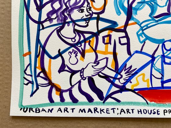 Urban Art Market, Art House Project, Hackney wick, LDN, UK