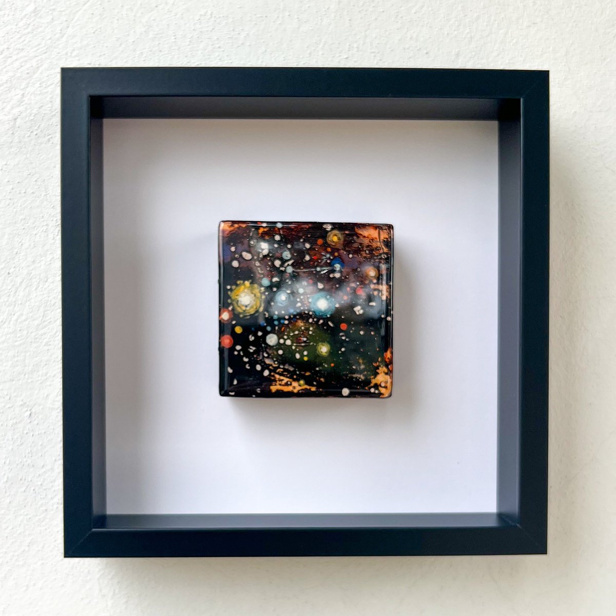 Abstract Landscape Painting By Marjan Fahimi, 10 X 10", The Stars 2, Original Artwork