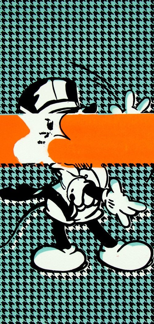 Mickey (Orange Stripe) by Carl Stimpson