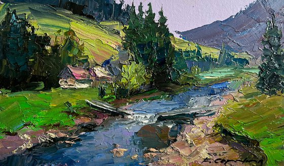 Houses in the Mountains